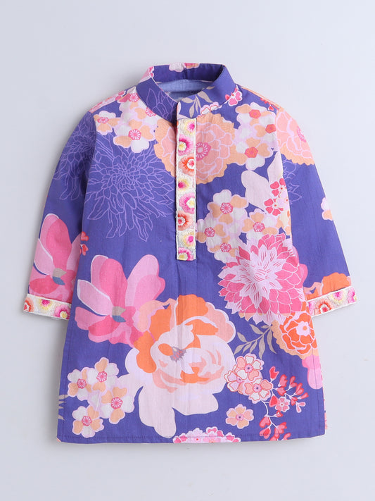 Vibrant Floral Kurta Set for Boys - funlittleones.com