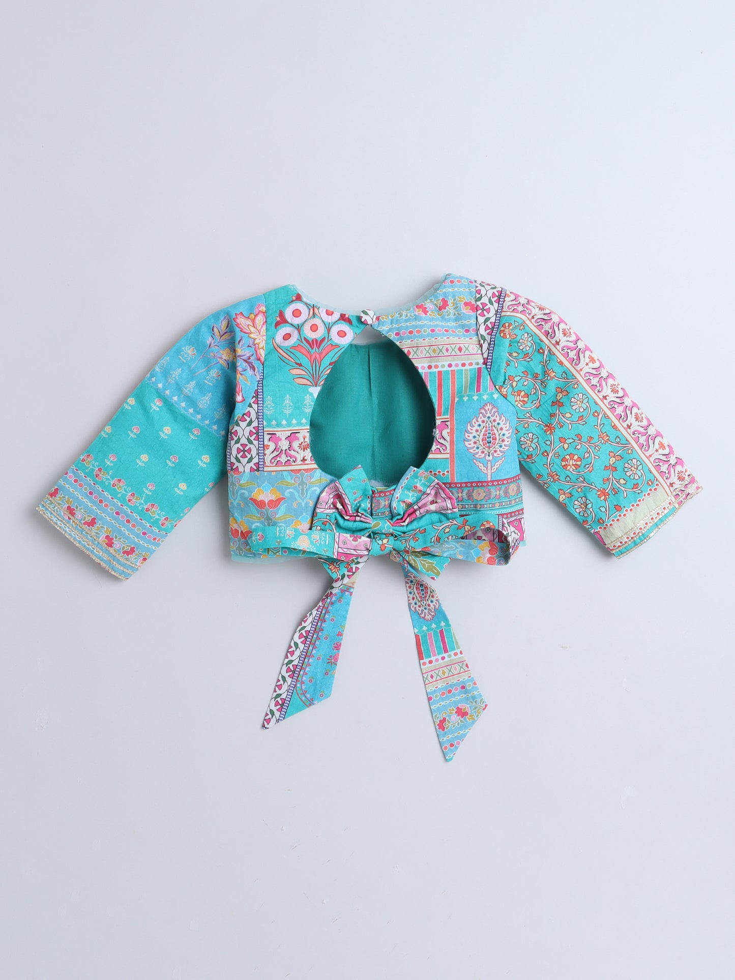 Turquoise Lehenga Choli set For Girls
