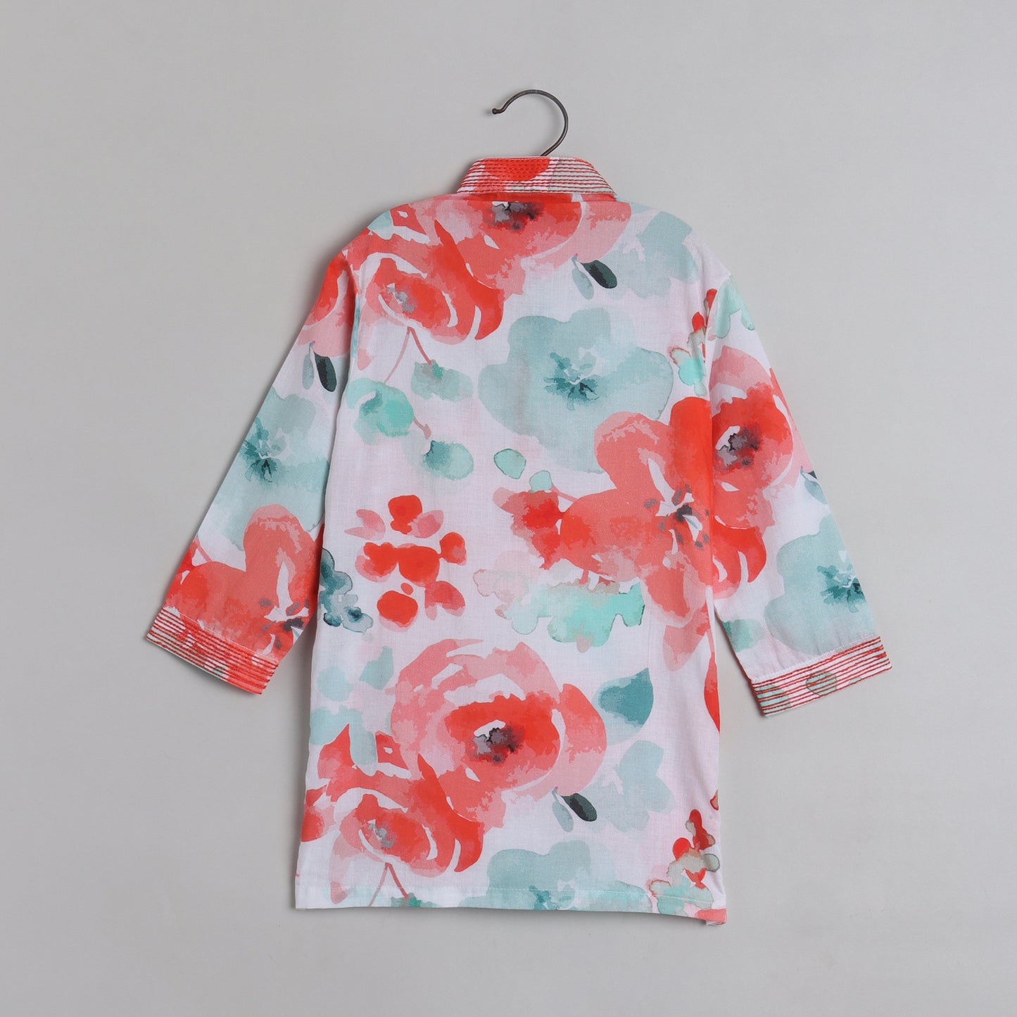 Boys Digital Printed kurta With Embroidered Jacket Set - funlittleones.com
