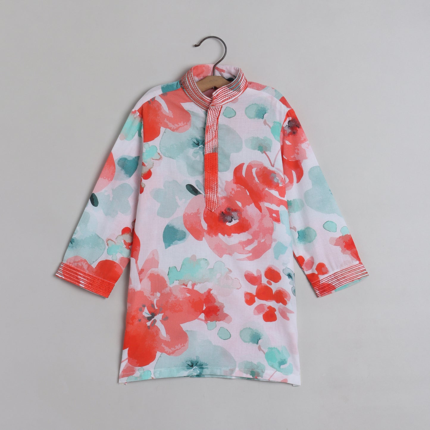Boys Digital Printed kurta With Embroidered Jacket Set - funlittleones.com