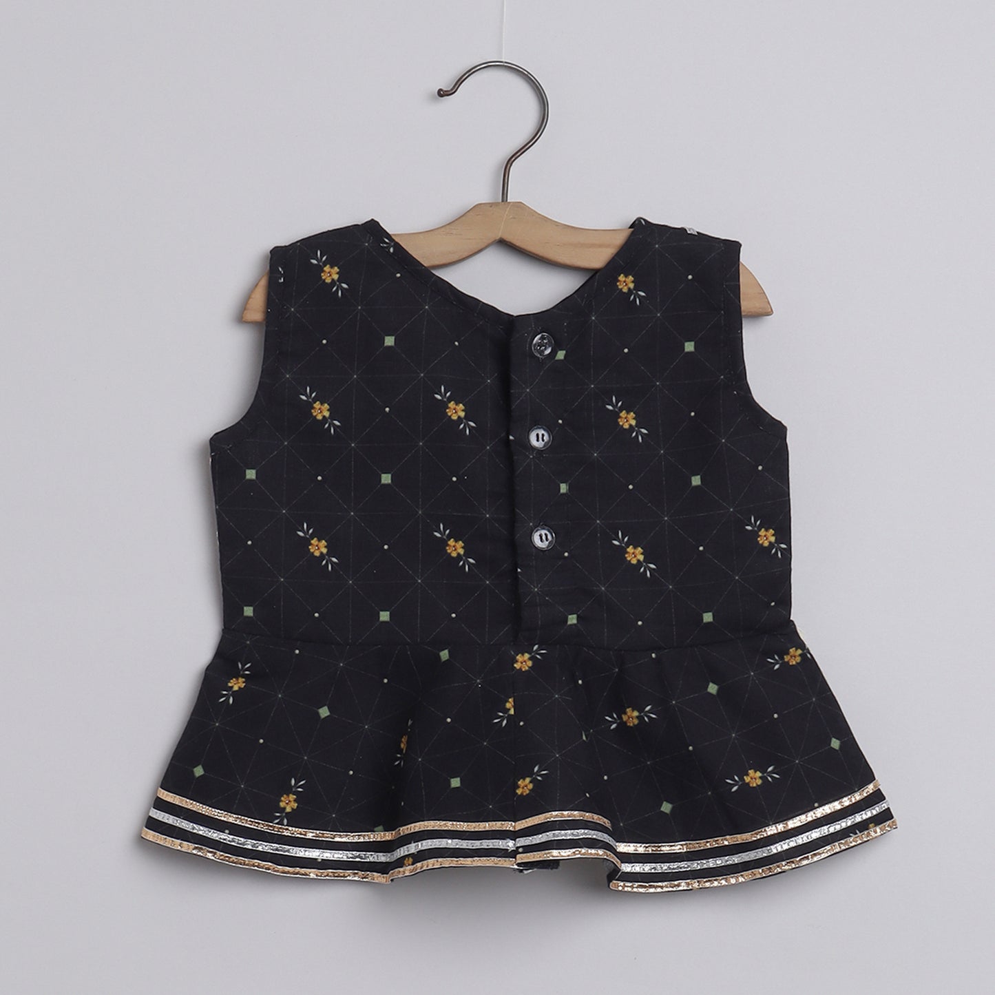 Girls Printed Dhoti Set - funlittleones.com