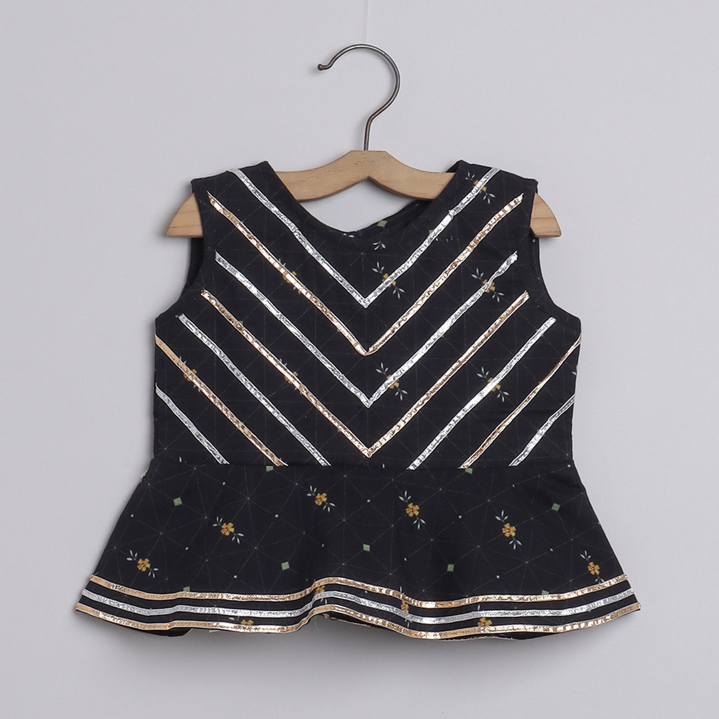 Girls Printed Dhoti Set - funlittleones.com