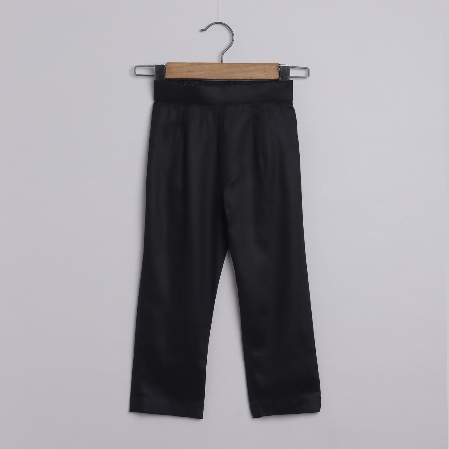 Boys Black Printed Kurta Jacket And Pyjama Set - funlittleones.com