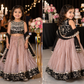 Zareen Noir Lehenga Set For Girls | Ethnic Wear For Kids