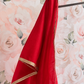 Ruby Red Lehenga Choli Set With Thread Work
