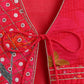 Pink Floral Printed Dress and Jacket for Girls