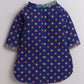 Indigo Floral Palazzo Set For Girls