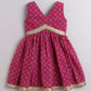 Pink Floral Sharara Set for Girls