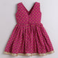 Pink Floral Sharara Set for Girls