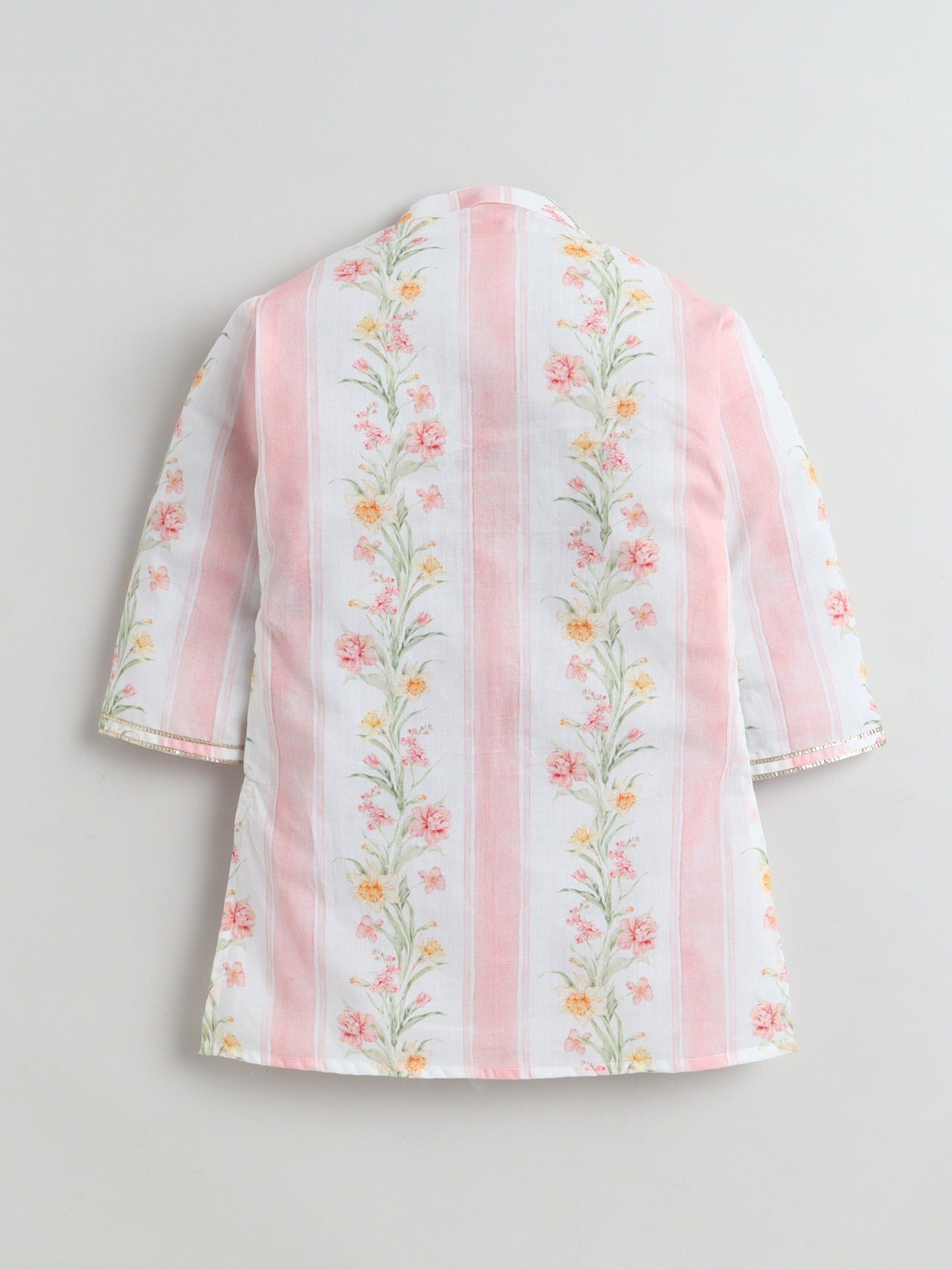 Boys Blush Garden Kurta Pajama Set