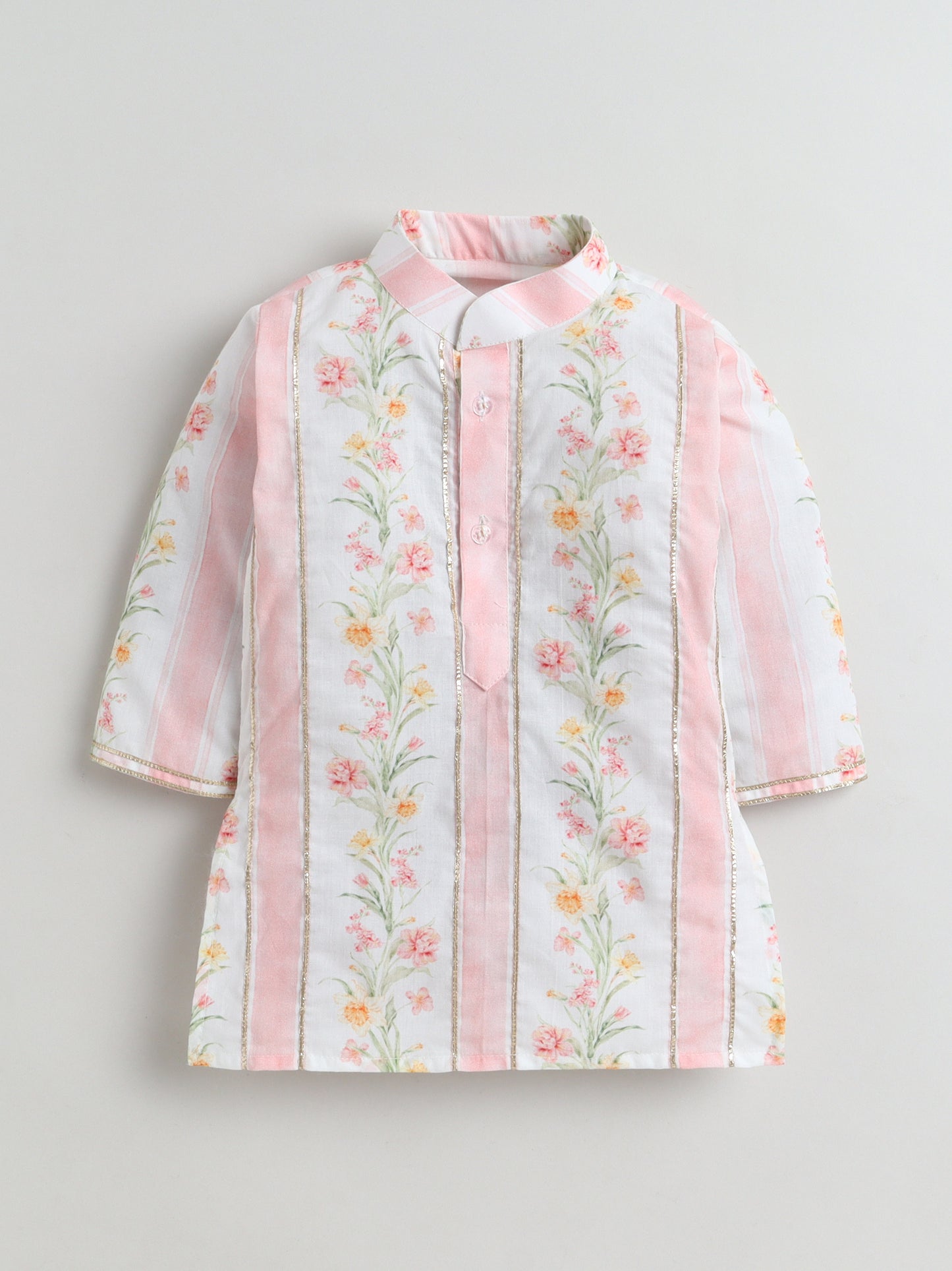 Boys Blush Garden Kurta Pajama Set