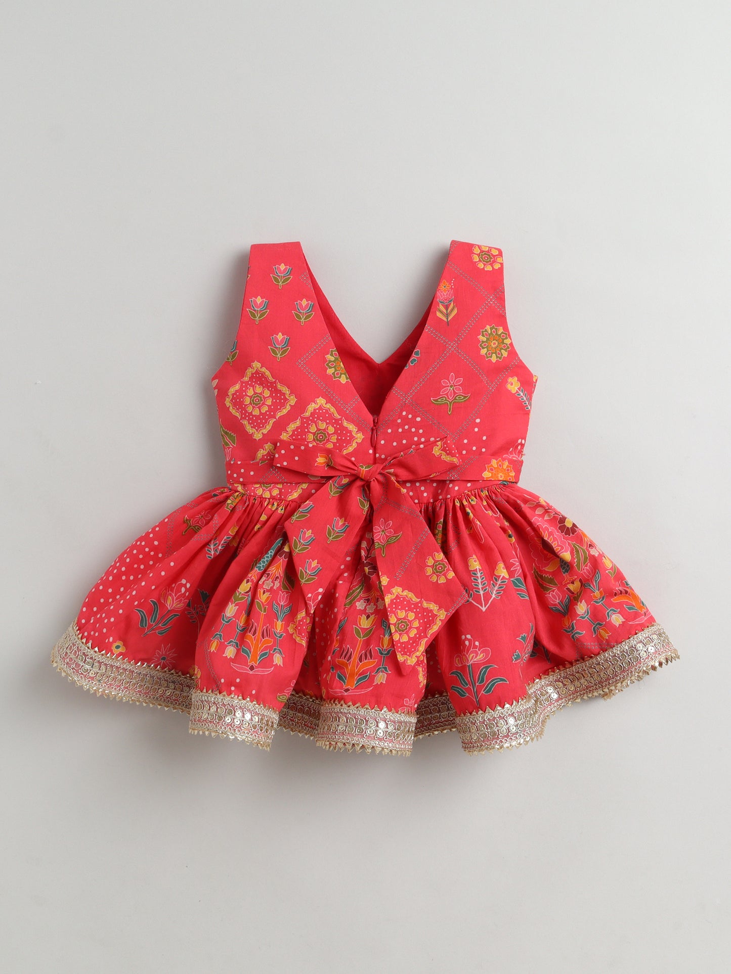 Radiant Bloom Sharara Set For Girls