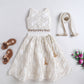 Noor-e-Ivory Lehenga Set for Girls |Fun Little Ones