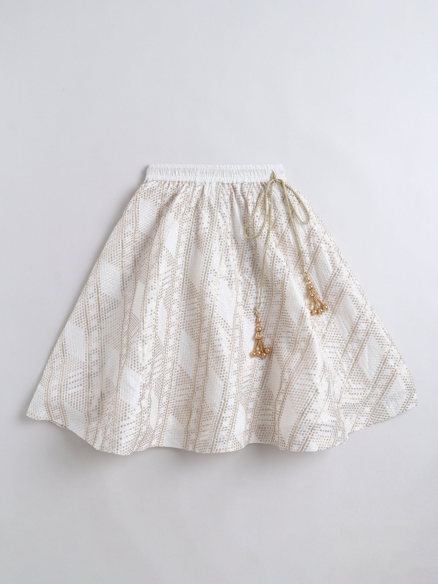 Noor-e-Ivory Lehenga Set for Girls |Fun Little Ones