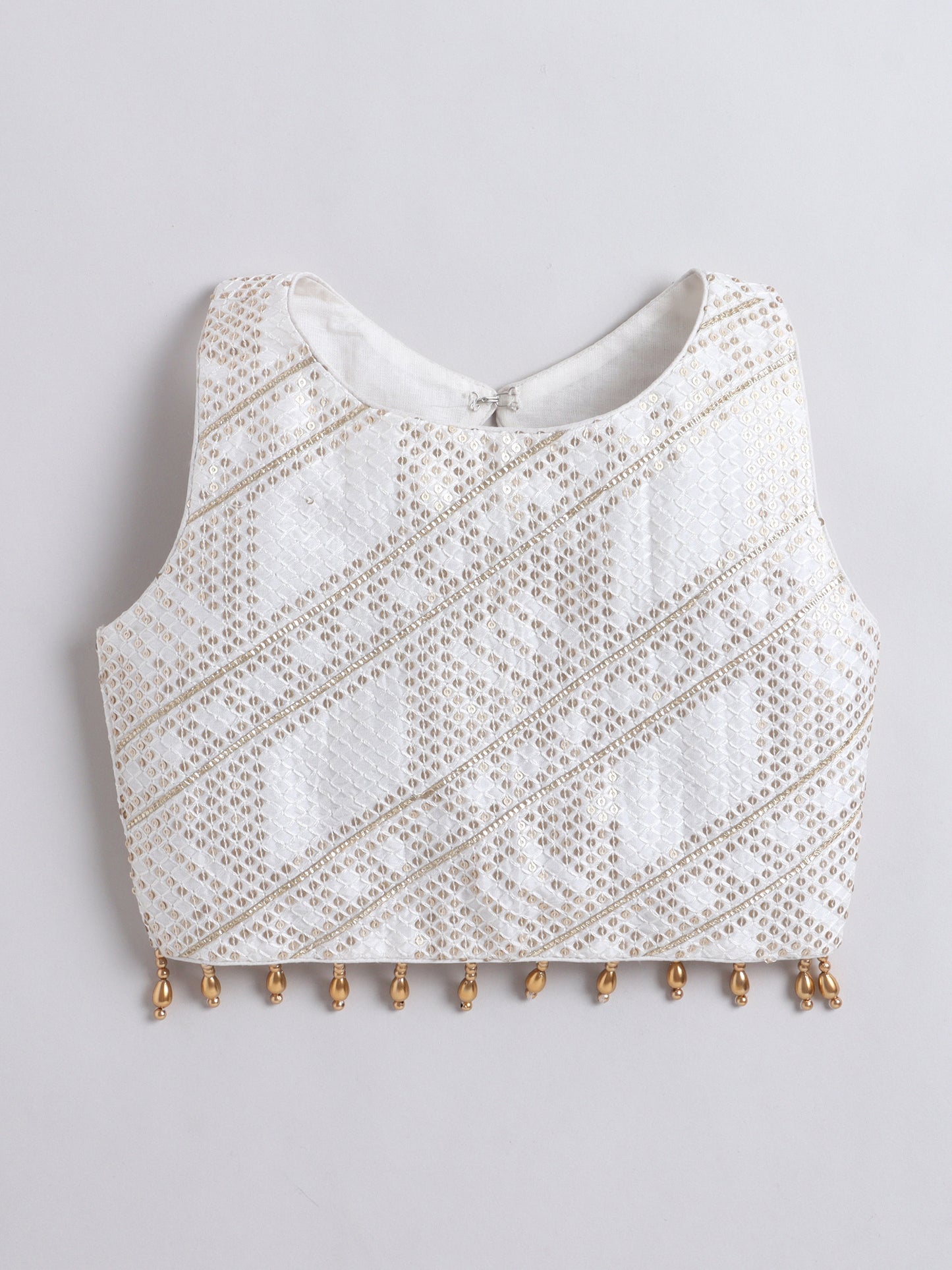 Noor-e-Ivory Lehenga Set for Girls |Fun Little Ones