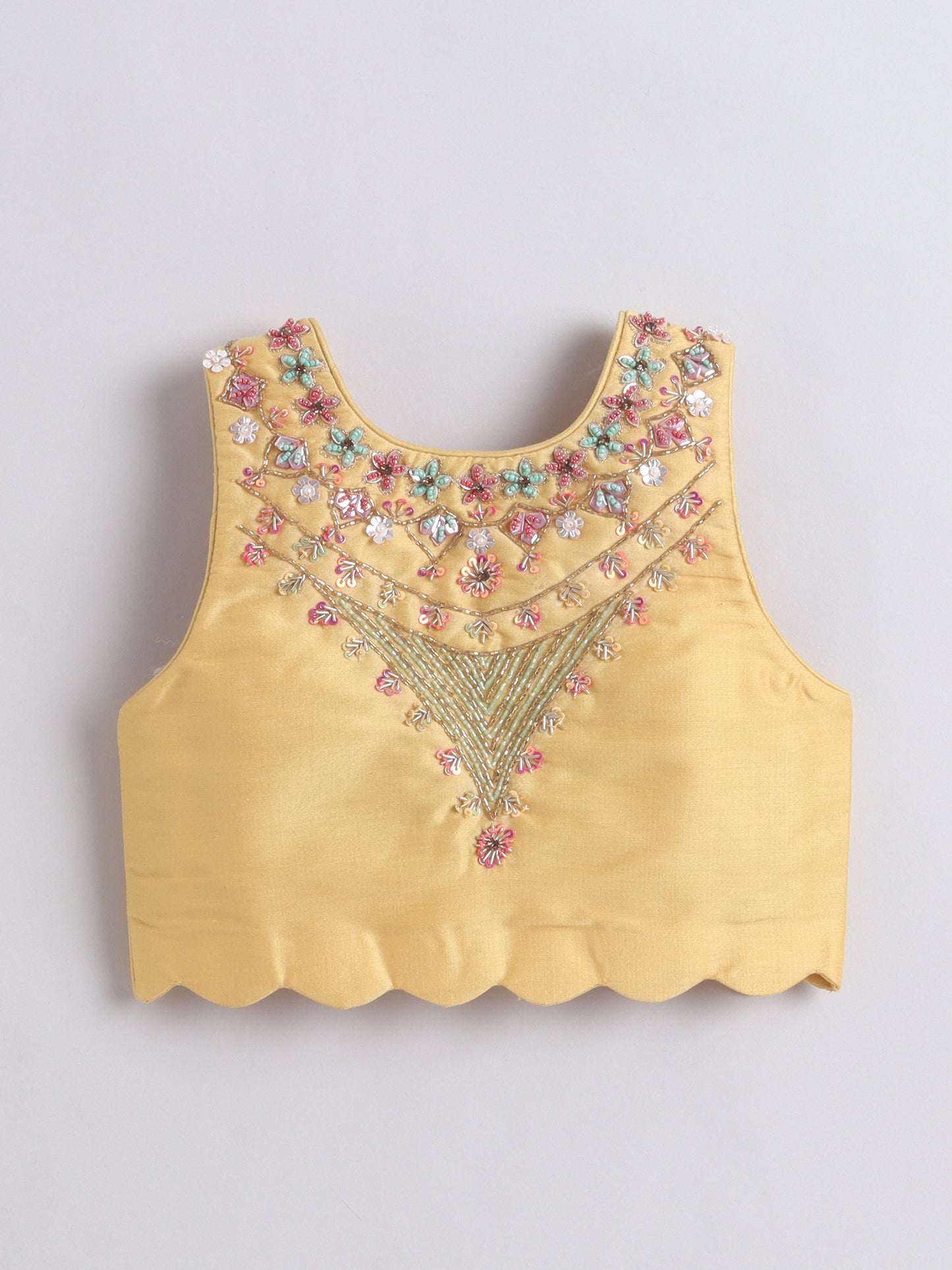 Amber Stripe Lehenga Set For Girls | Ethnic Wear For Kids