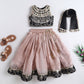 Zareen Noir Lehenga Set For Girls | Ethnic Wear For Kids
