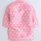 Pink Floral Printed Kurta Pajama Set for Boys