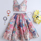 Multicolor Party Wear Lehenga Choli For Kids