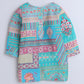 Turquoise Printed Kurta Pajama Set for Girls | Festive Ethnic Wear with Dupatta | All Ages
