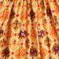 Yellow Patola Printed Dress For Girls