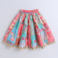 Colorful Baby Lehenga Choli Skirt with Intricate Patterns and Gold Trim for Toddler Fashion