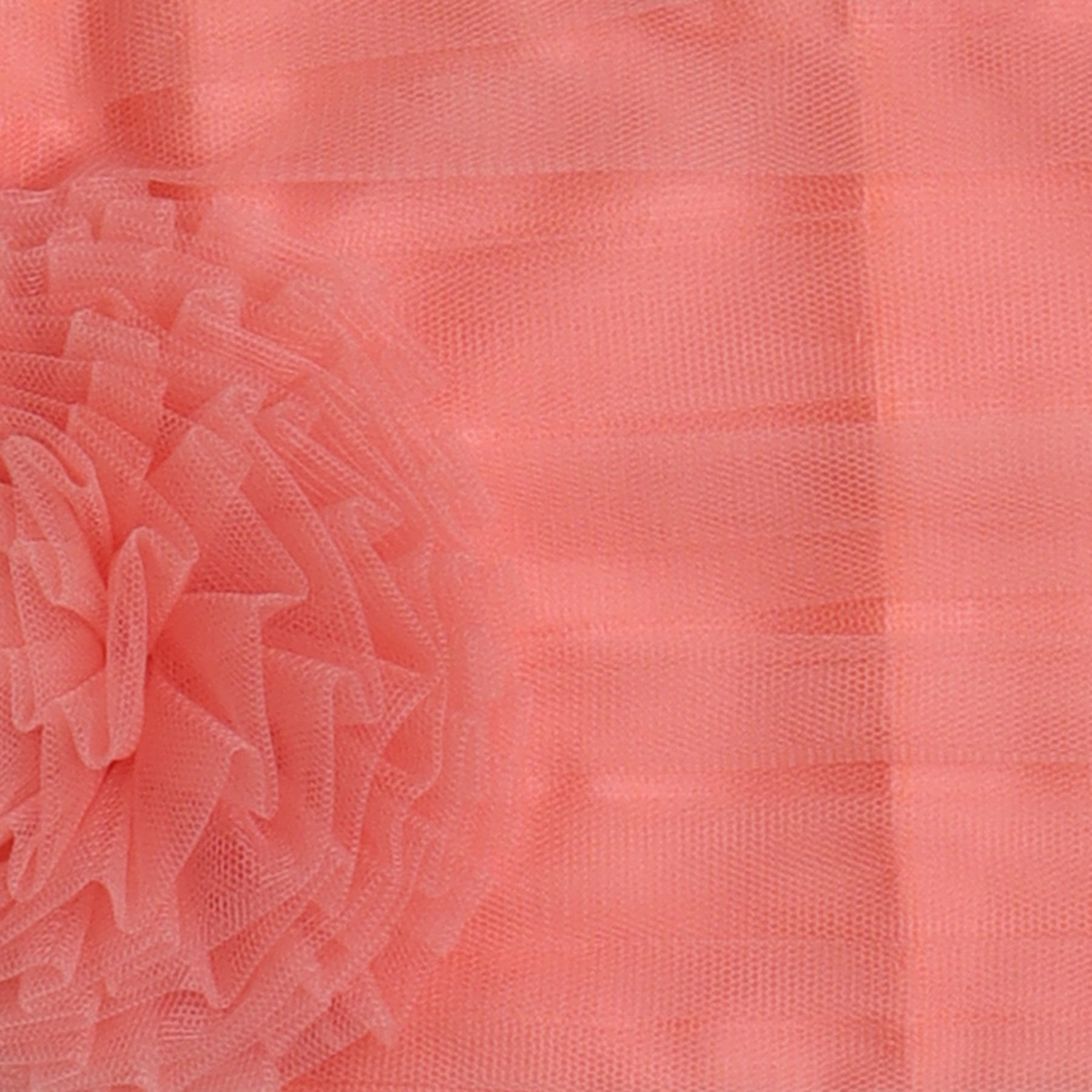 Peach Top With Printed Lace Work Lehenga - funlittleones.com