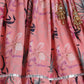 Floral Printed And Pleated Frills Peach Top With Lehenga - funlittleones.com