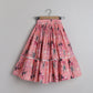 Floral Printed And Pleated Frills Peach Top With Lehenga - funlittleones.com