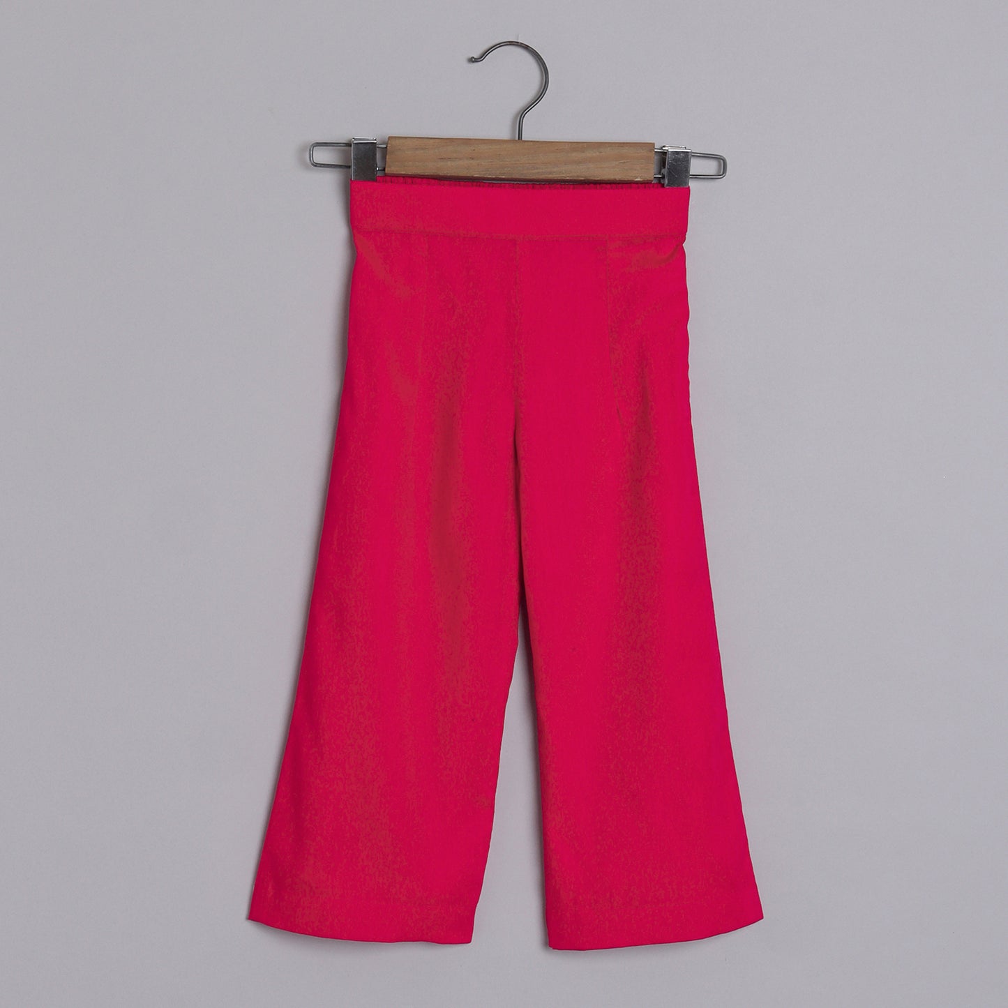 Girls Graceful Lotus Printed  Angarkha Kurti And Red Pant - funlittleones.com