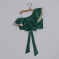 Girls Glamouros One Shoulder Dark Green Flap Top And Flared Lehenga - funlittleones.com