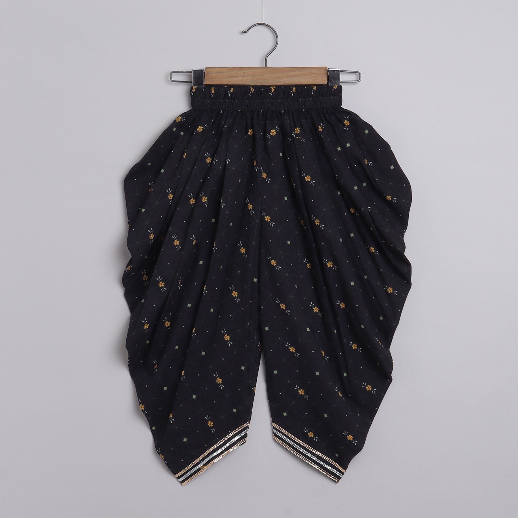 Girls Printed Dhoti Set - funlittleones.com