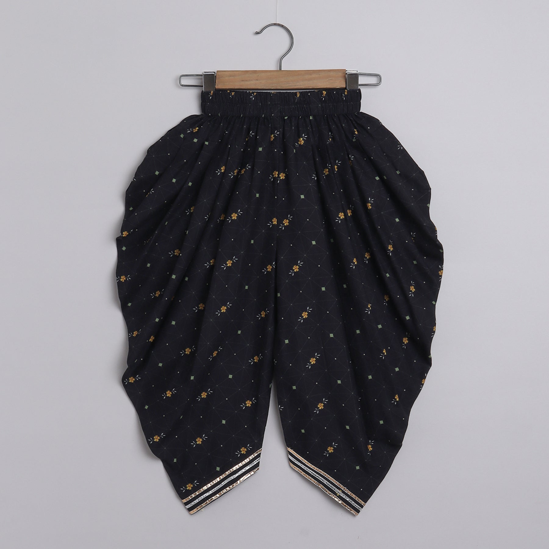 Girls Printed Dhoti Set - funlittleones.com