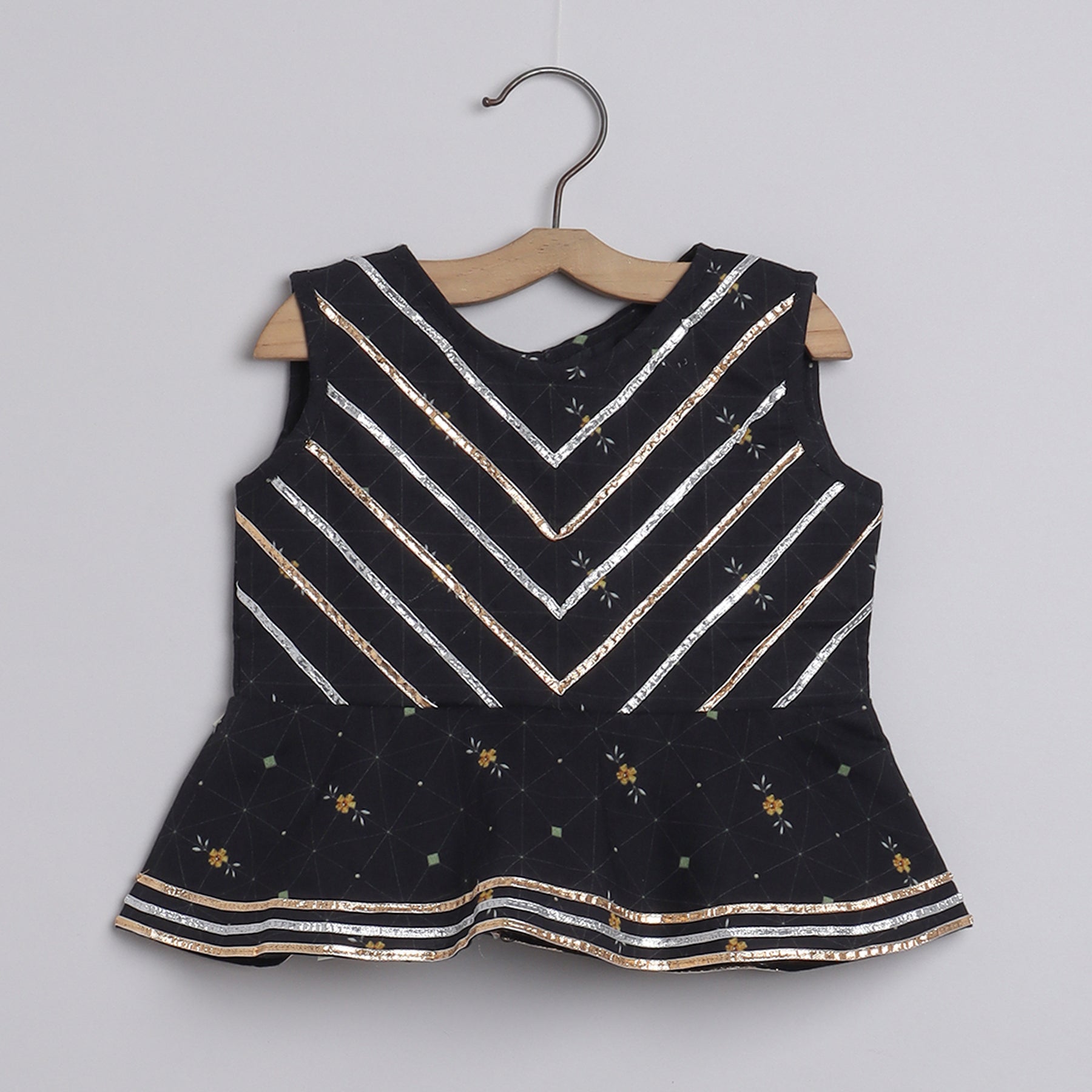 Girls Printed Dhoti Set - funlittleones.com