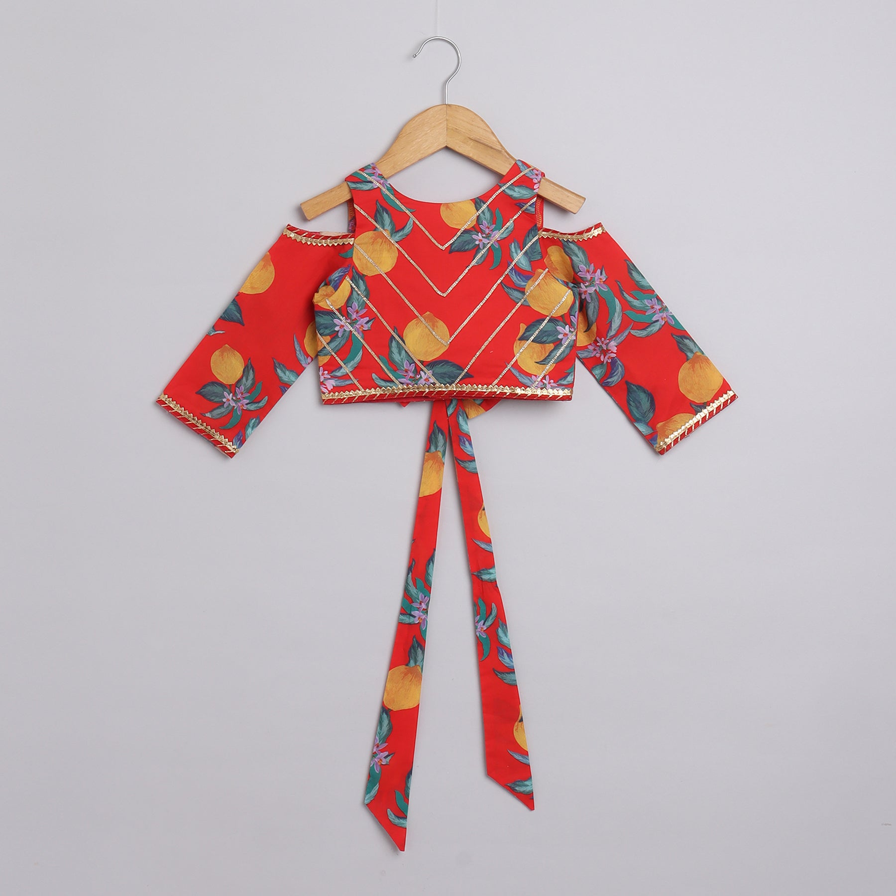 Girls Lemon Printed Skirt And Top Cotton - funlittleones.com