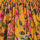 Girls Yellow Ocher Floral Skirt And Top - funlittleones.com